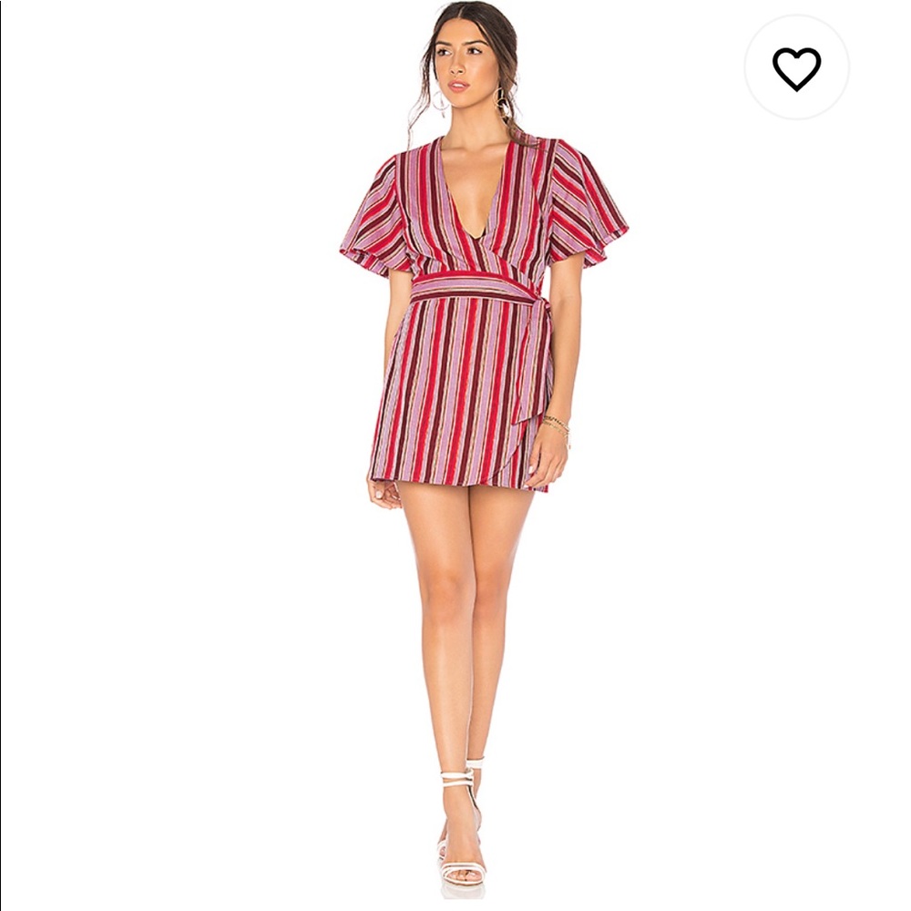 JETSET DIARIES Sundowner Wrap Mini Dress